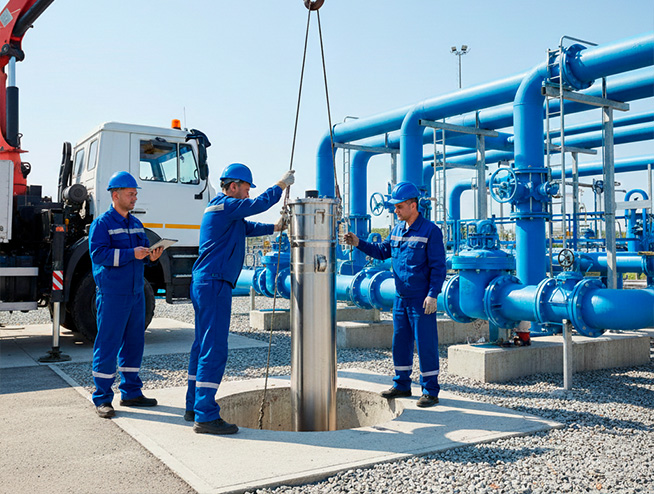 Текущий ремонт технологических трубопроводов насосных станций первого подъёма (скважинных)